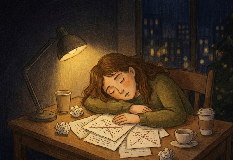 A autora que perdeu o fim